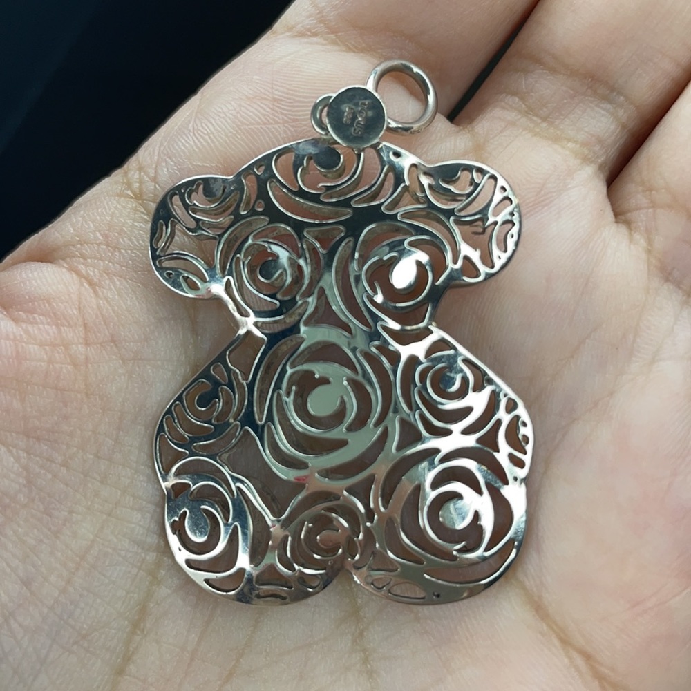 Authentic tous bear pendant